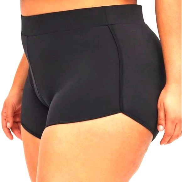 ❤️NWT VINTAGE TORRID HIGH-RISE SWIM SHORTS DOLPHIN HEM SWIM BOTTOM - PLUS SIZE - Picture 2 of 9
